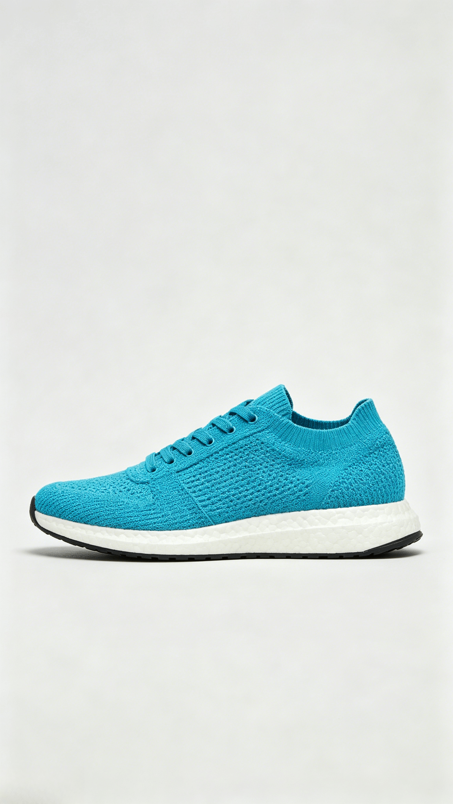 Turquoise Knit Running Sneakers - Image 2