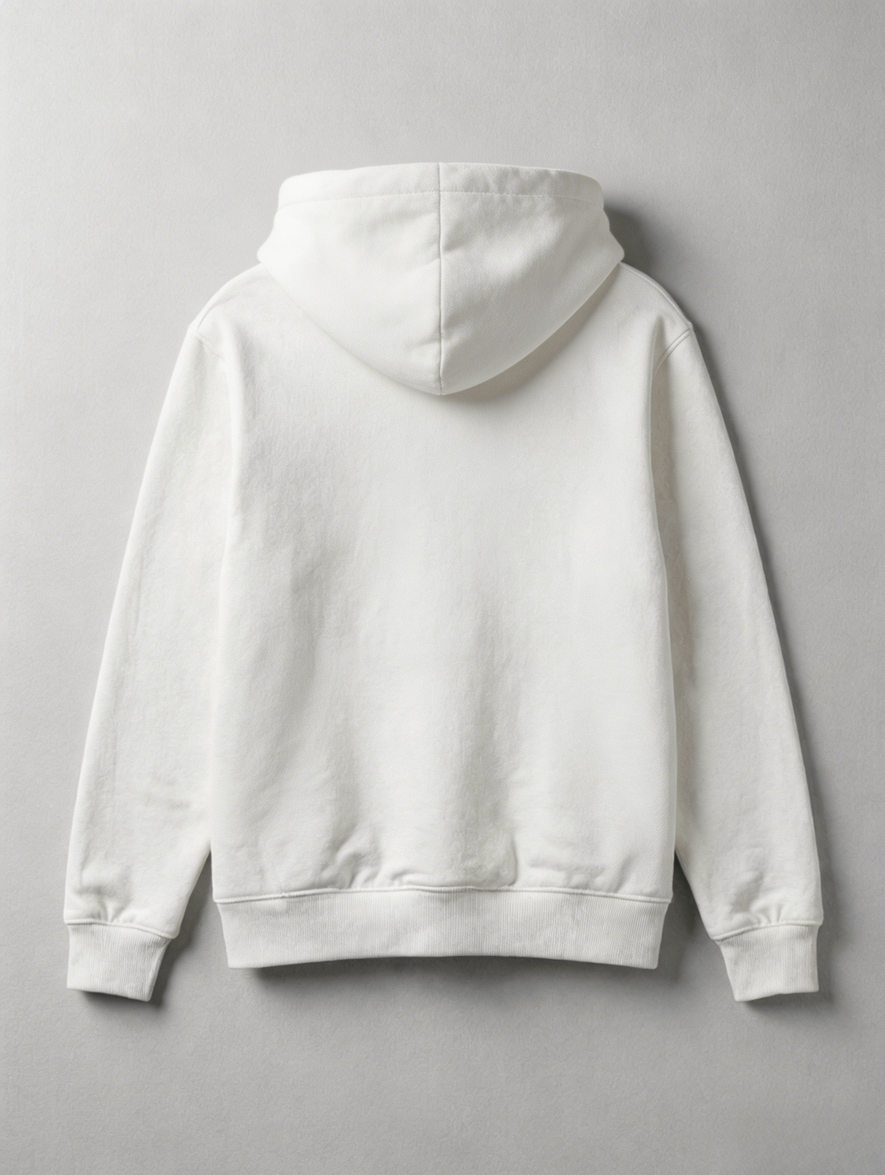 White Half-Zip Hoodie - Image 2