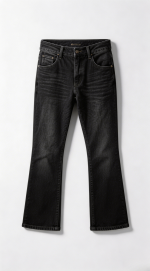 Bootcut Black Wash Denim Jeans