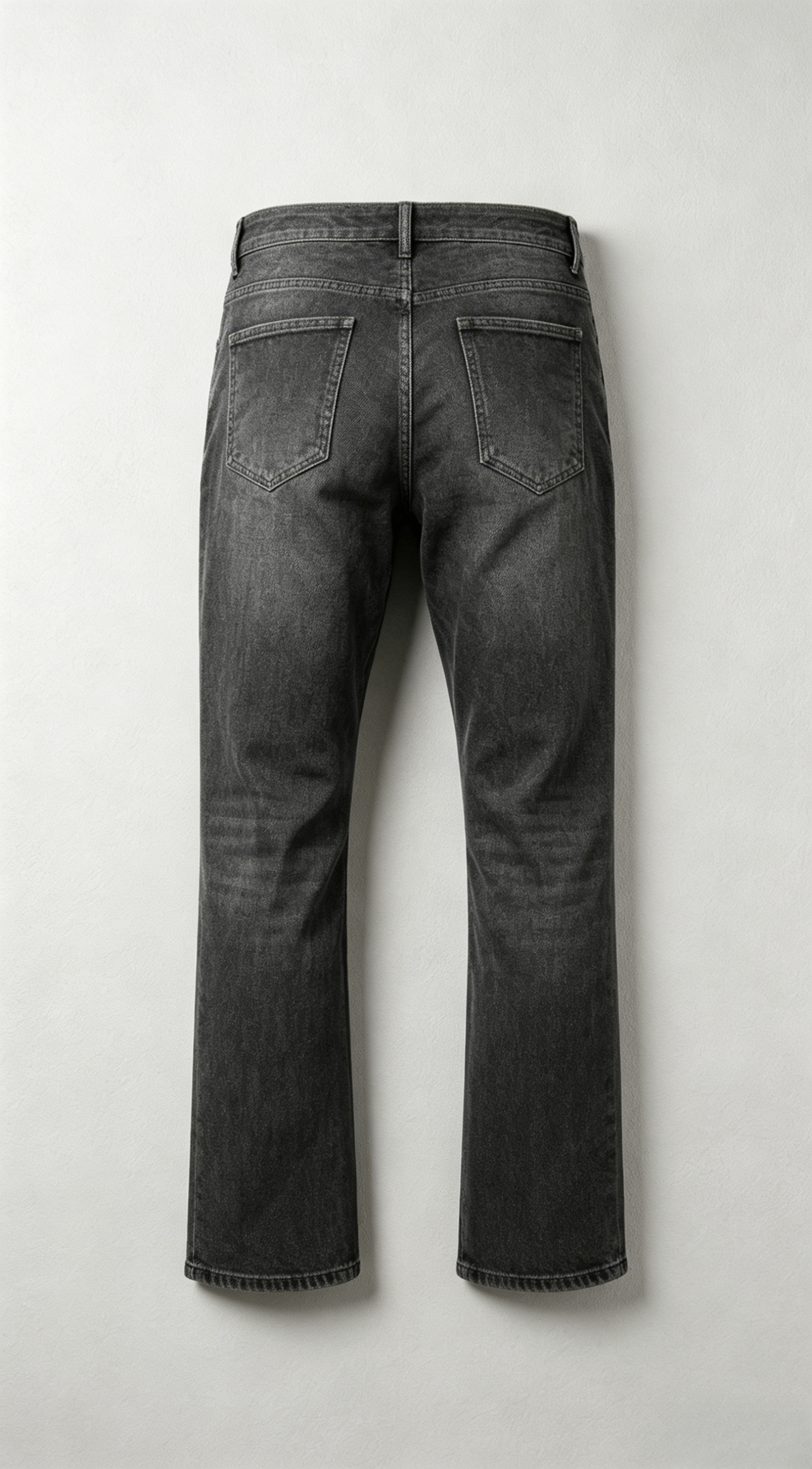 Washed Black Bootcut Denim Jeans - Image 2