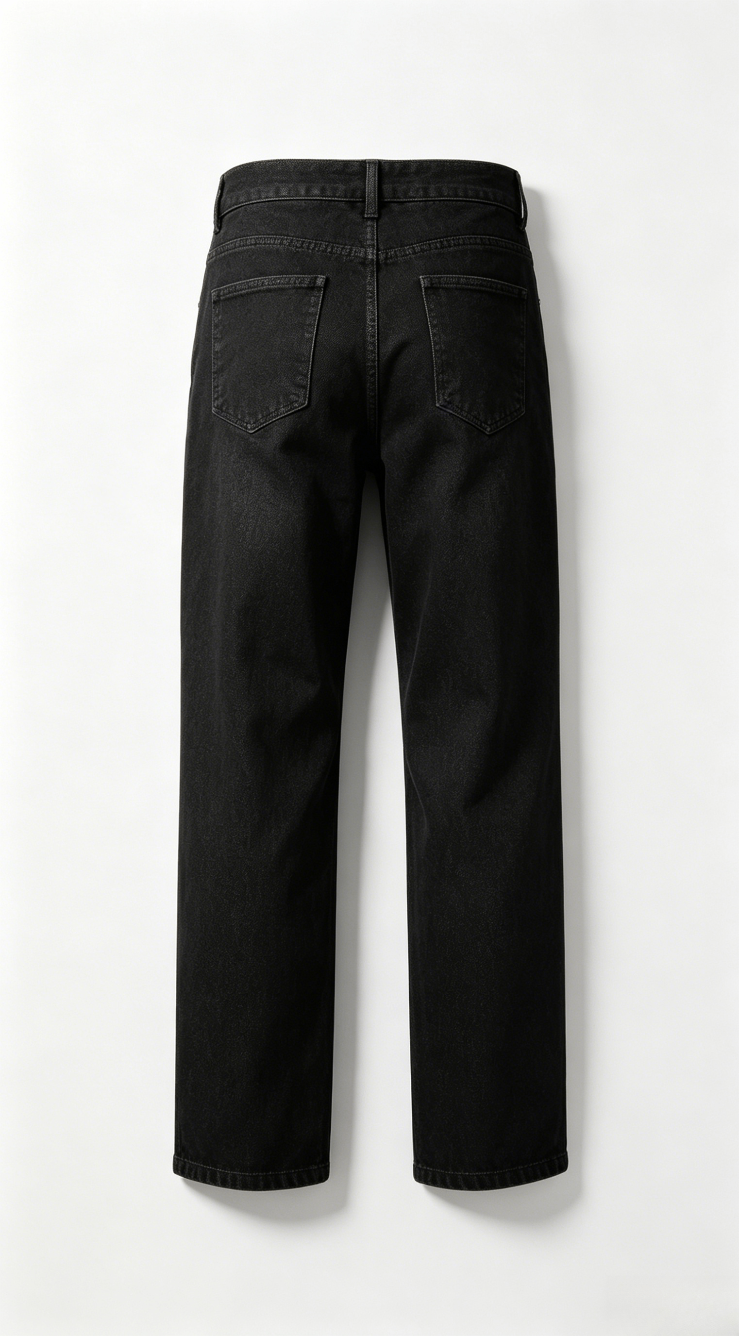 Black Cargo Denim Jeans - Image 2