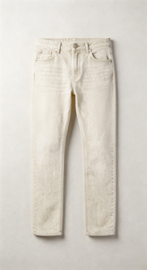 Off-White Slim Straight Denim Pants