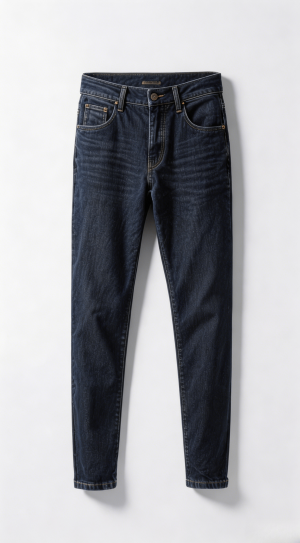 Slim Fit Dark Wash Denim Jeans