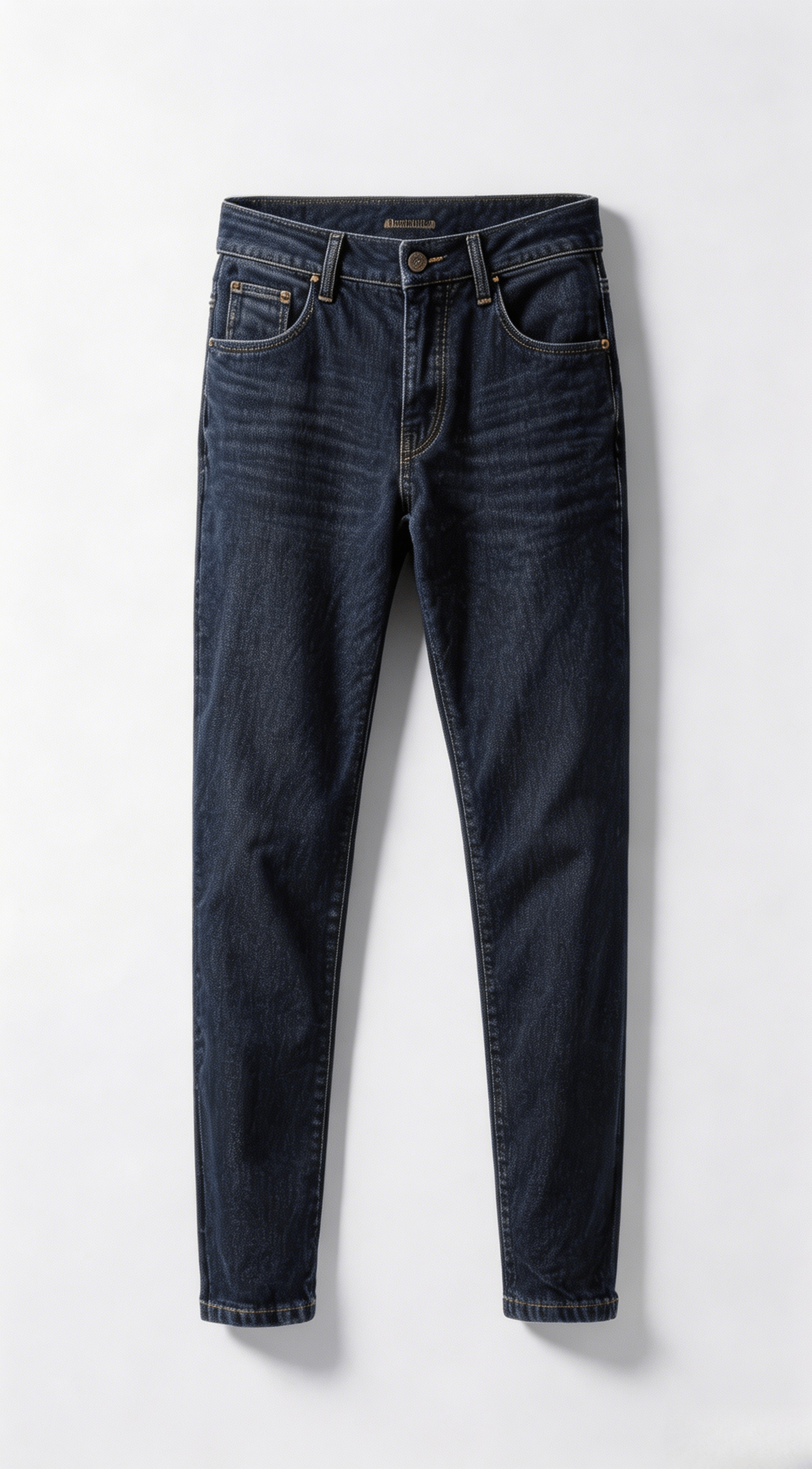 Slim Fit Dark Wash Denim Jeans
