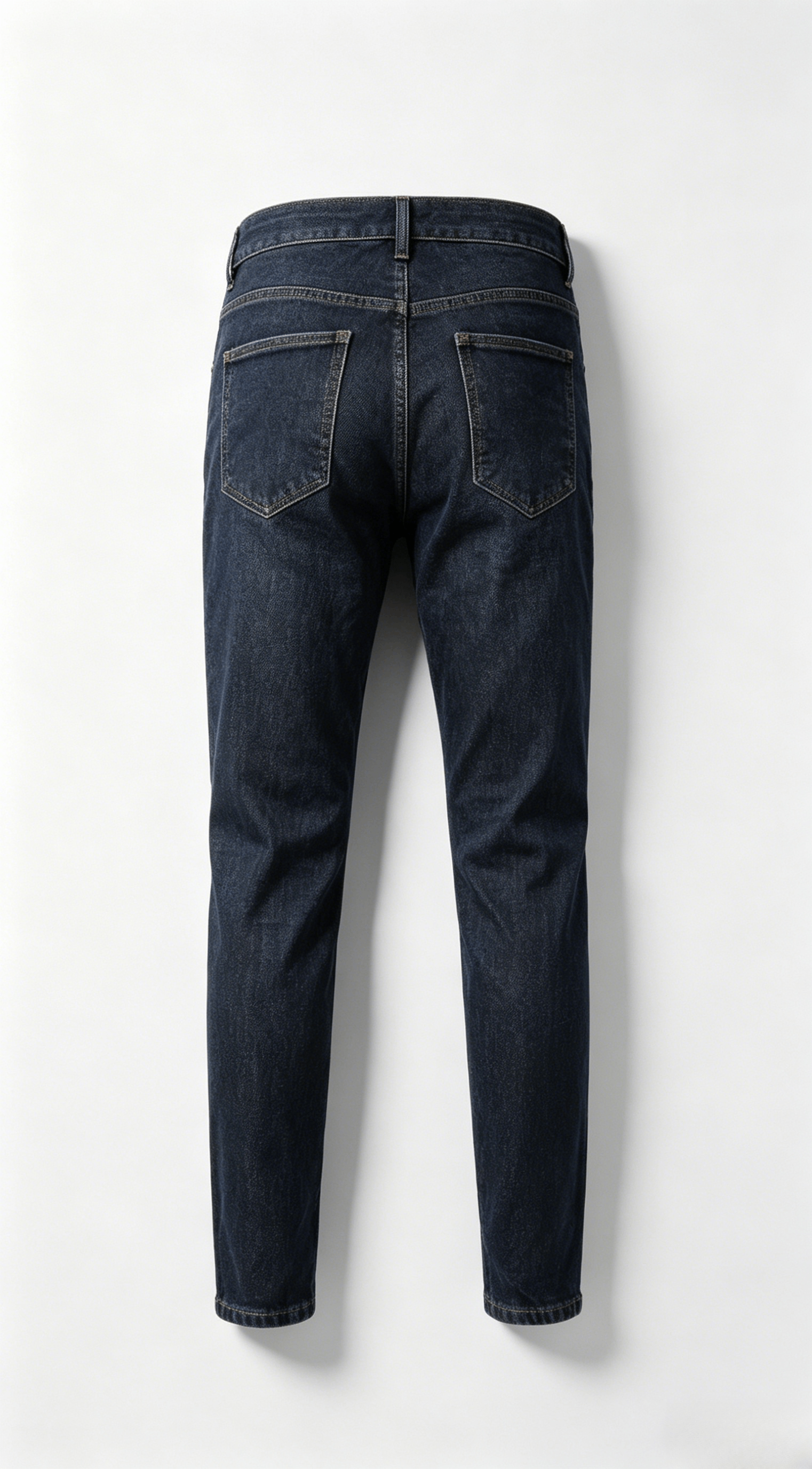 Slim Fit Dark Wash Denim Jeans - Image 2