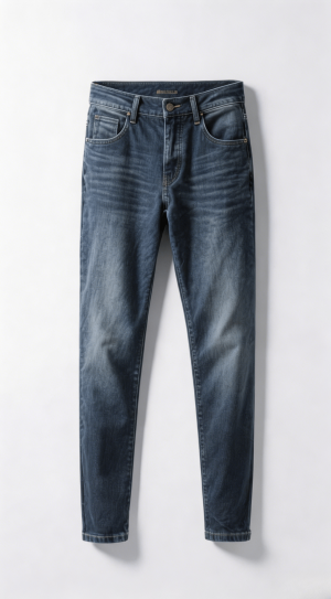 Relaxed Fit Medium Wash Denim Jeans