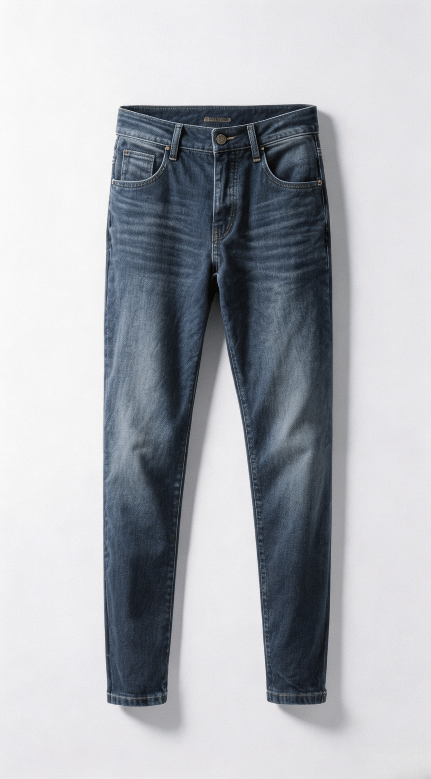 Relaxed Fit Medium Wash Denim Jeans
