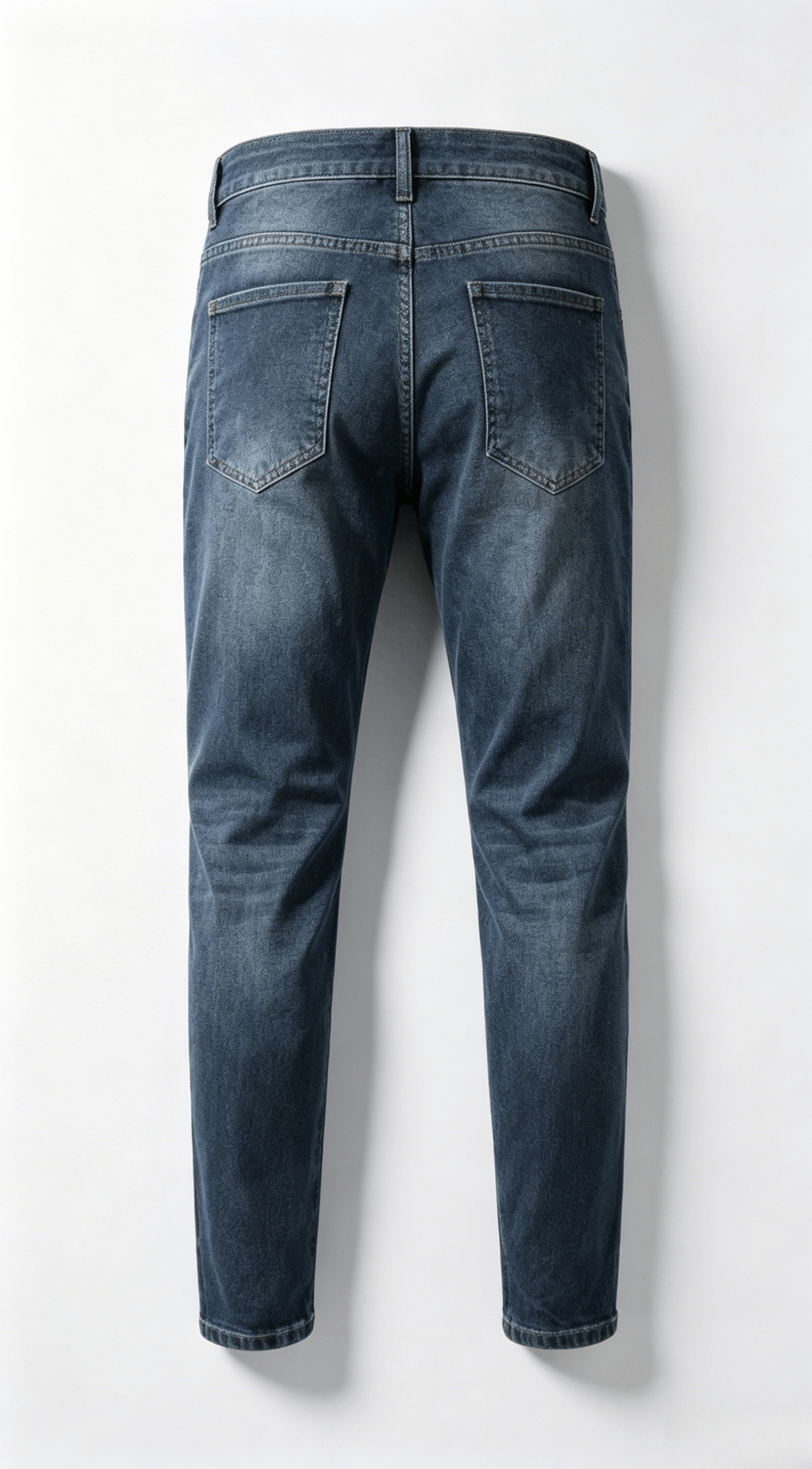 Relaxed Fit Medium Wash Denim Jeans - Image 2