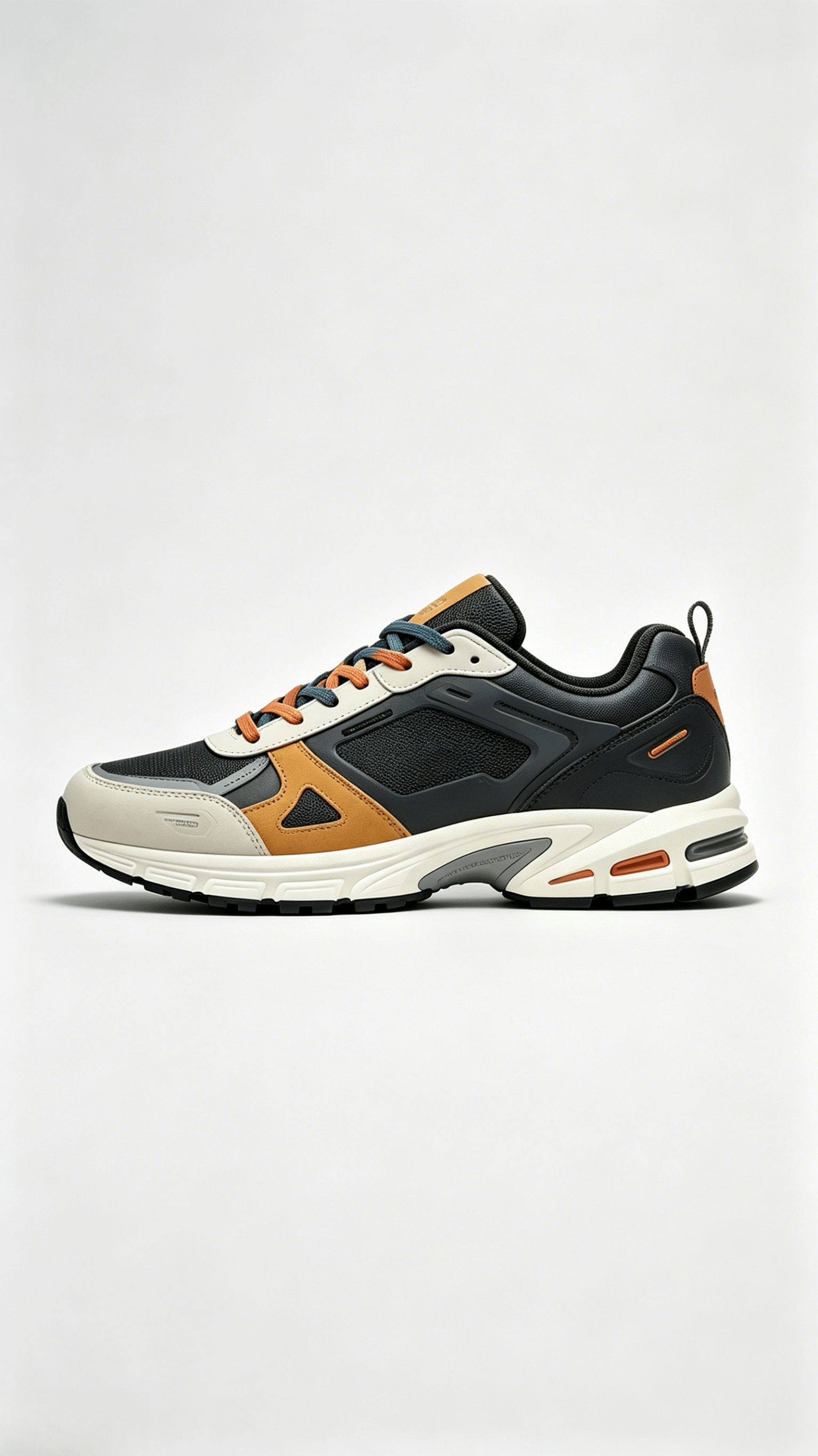 Black Grey Mesh Multi-Color Sneakers - Image 2