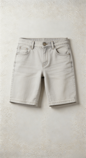 Light Wash Denim Shorts