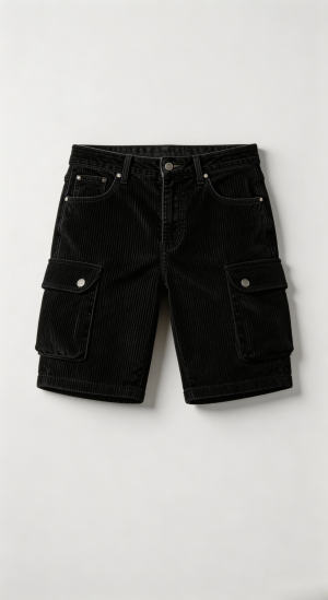 Corduroy Cargo Shorts