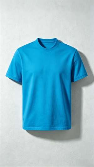 Bright Blue Crew Neck T-Shirt