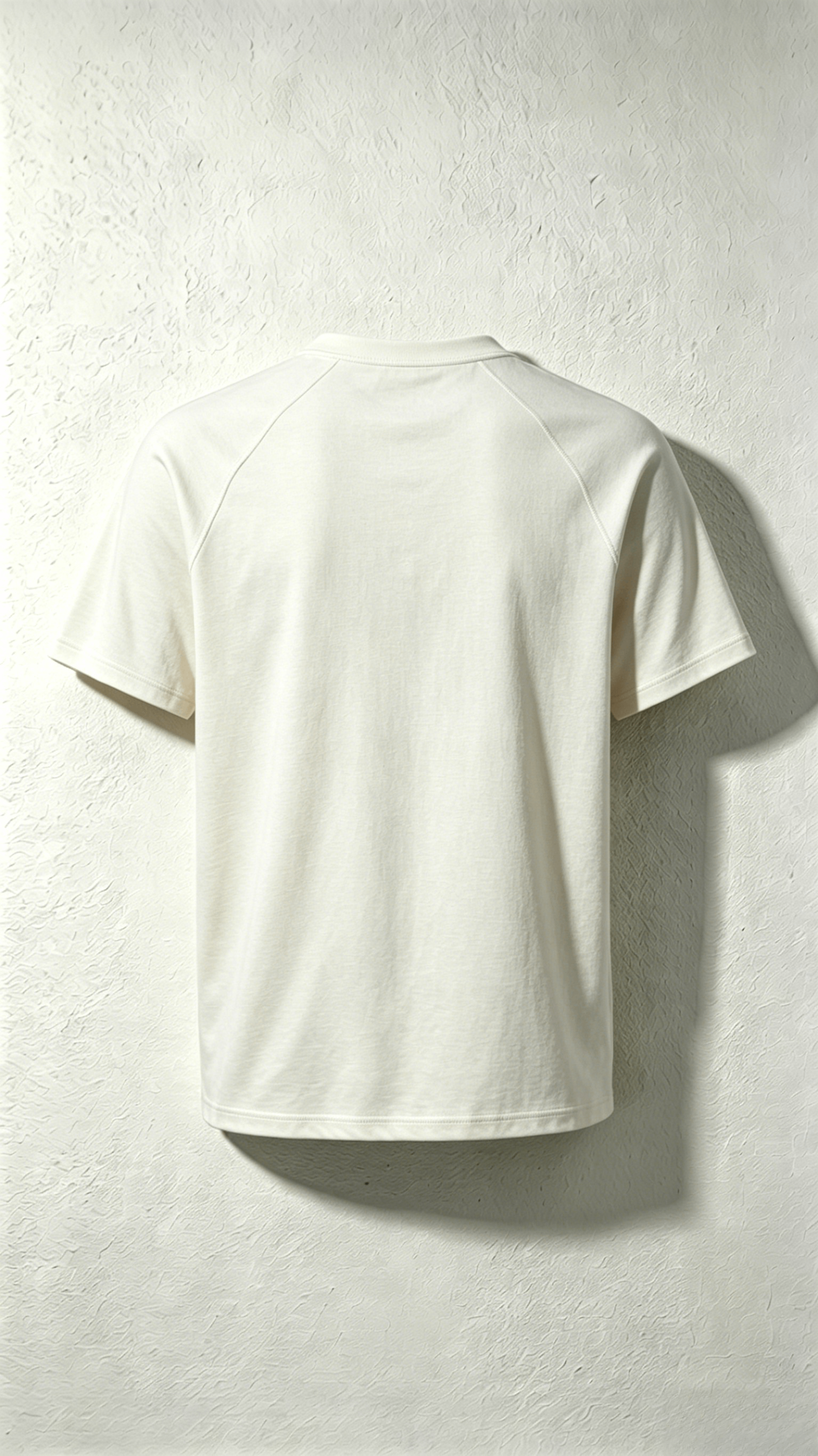 Cream Half-Zip Pocket T-Shirt - Image 2