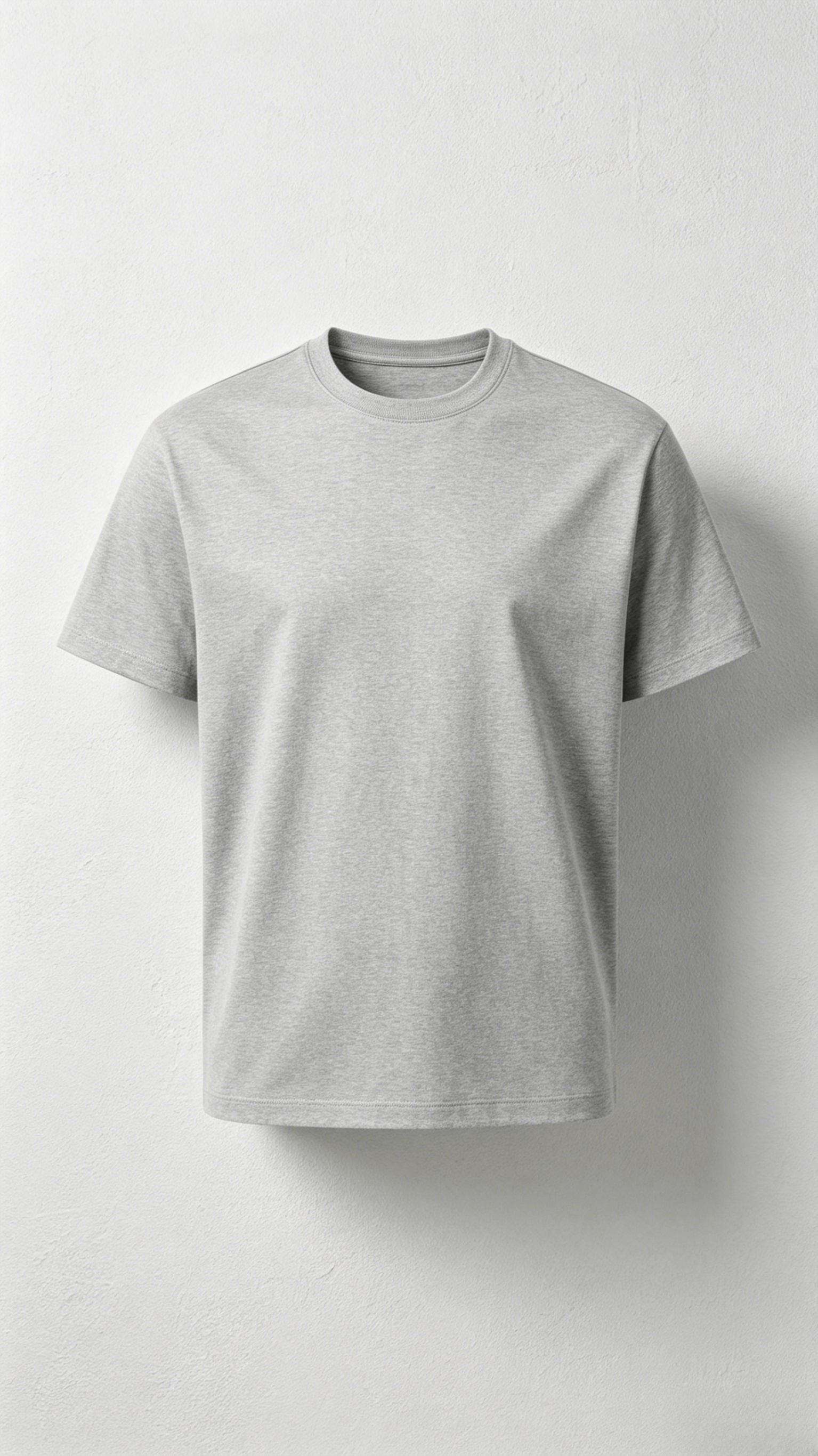 Heather Grey Classic Crew Neck T-Shirt