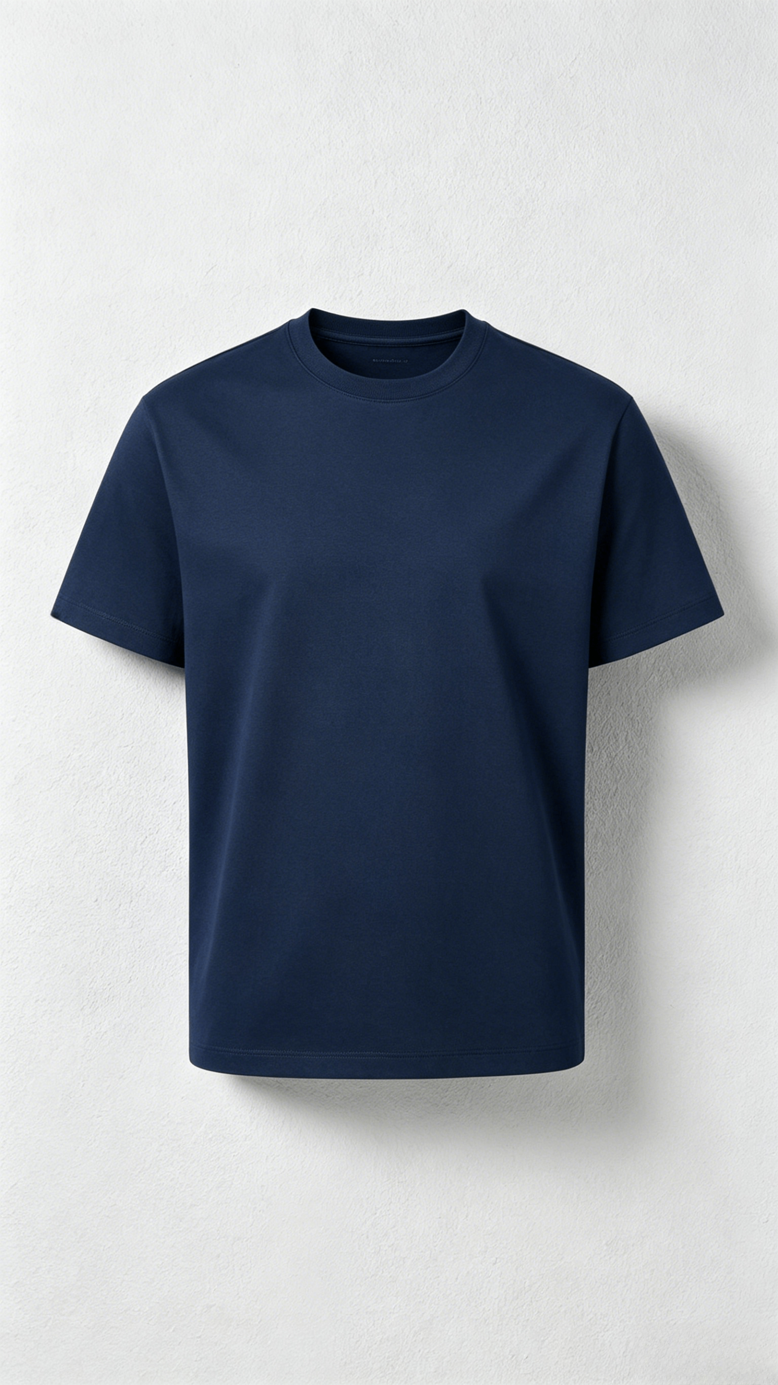 Navy Blue Classic Crew Neck T-Shirt
