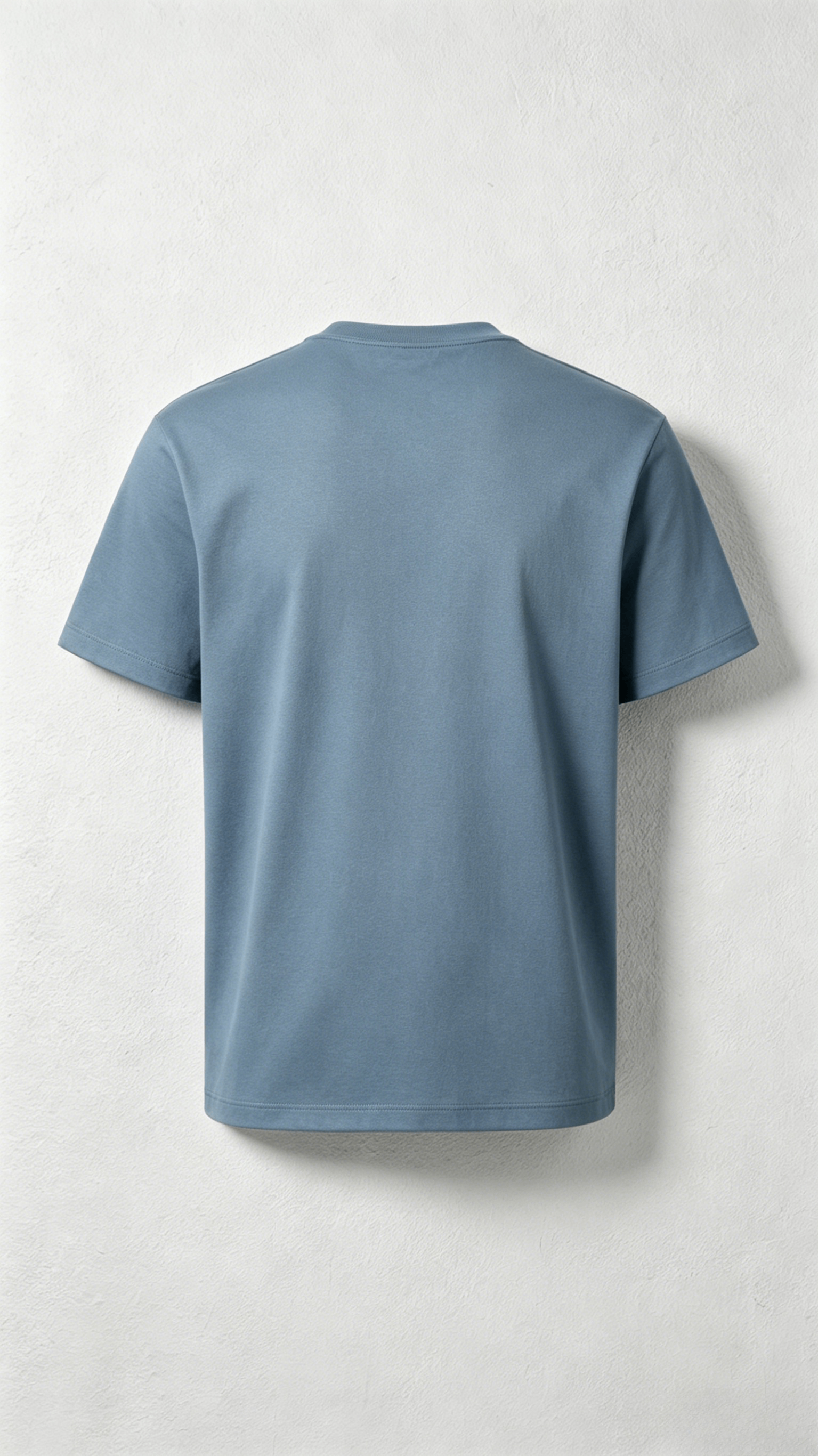 Light Blue Classic Crew Neck T-Shirt - Image 2