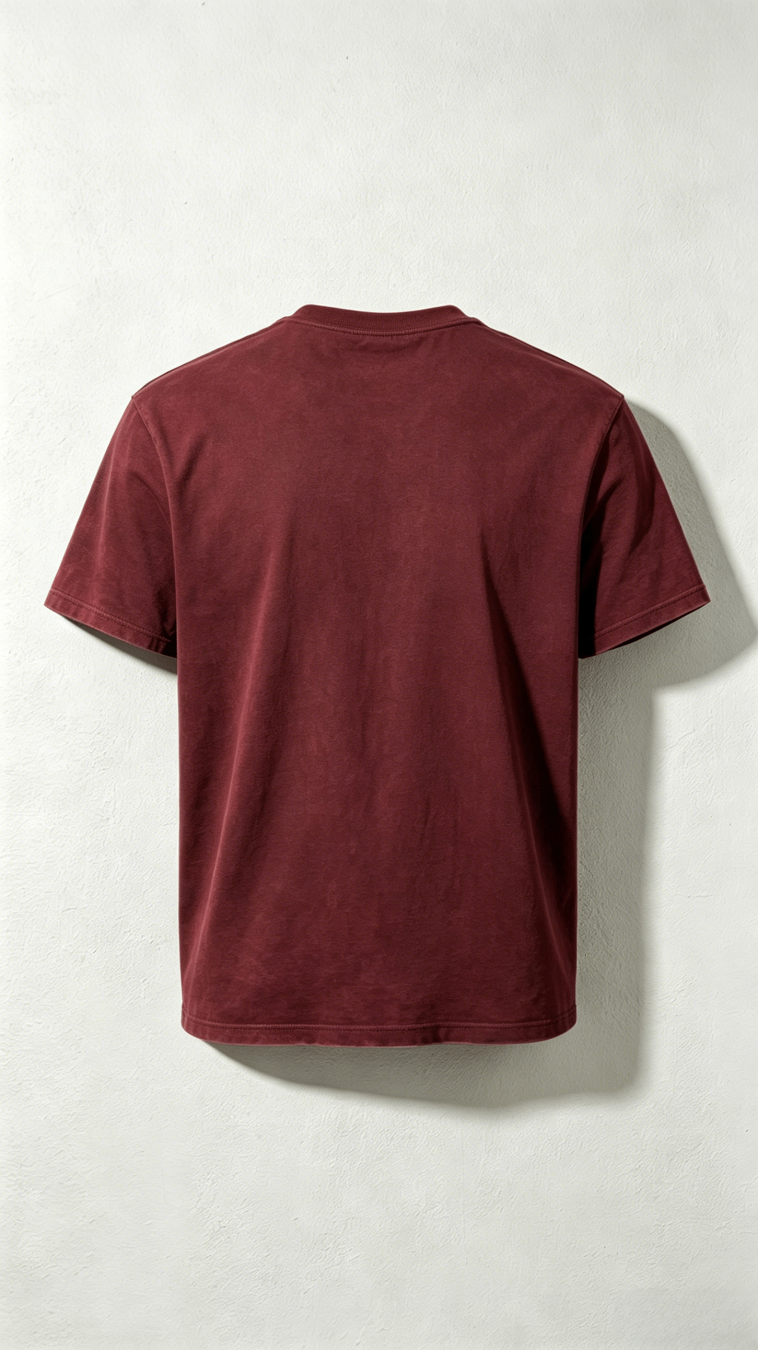 Maroon Washed T-Shirt - Image 2
